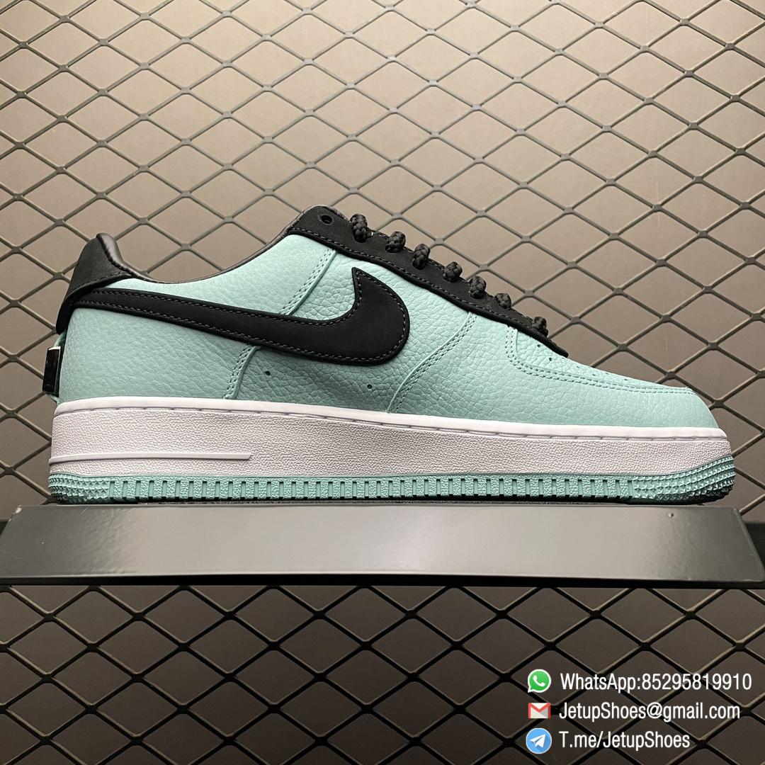 Nike Air Force 1 1837 Tiffany Blue Upper Black Swoosh DZ1382 002 Replica AF1 Sneakers 02 Nike Air Force 1 1837 Tiffany Blue Upper Black Swoosh DZ1382 002 Replica AF1 Sneakers 02