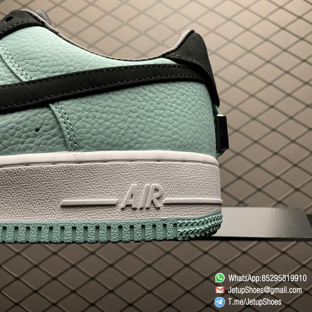 Nike Air Force 1 1837 Tiffany Blue Upper Black Swoosh DZ1382 002 Replica AF1 Sneakers 04 Nike Air Force 1 1837 Tiffany Blue Upper Black Swoosh DZ1382 002 Replica AF1 Sneakers 04