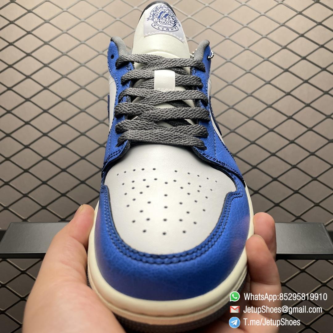 RepSneakers Air Jordan 1 Low SE Flight Vintage FV8439 104 Blue Leather Basketball Snkrs 05 RepSneakers Air Jordan 1 Low SE Flight Vintage FV8439 104 Blue Leather Basketball Snkrs 05