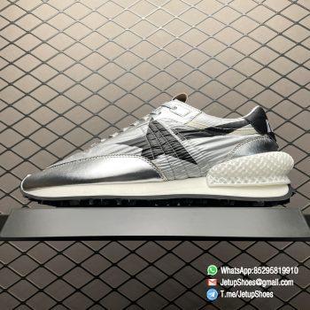 RepSneakers GGDB Marathon Golden Goose Deluxe Brand x K pop Miyayeh Silver Nappa Upper Marathon Running Shoes 01
