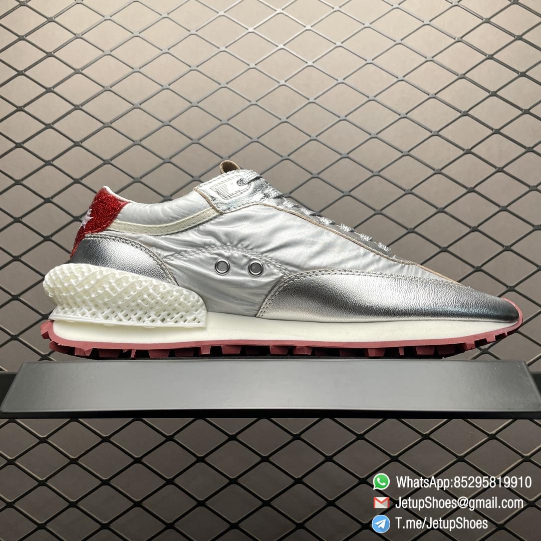 RepSneakers GGDB Marathon Golden Goose Deluxe Brand x K pop Miyayeh Silver Nappa Upper Red Logo Running Shoes 02 RepSneakers GGDB Marathon Golden Goose Deluxe Brand x K pop Miyayeh Silver Nappa Upper Red Logo Running Shoes 02