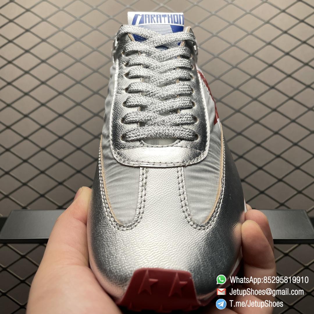 RepSneakers GGDB Marathon Golden Goose Deluxe Brand x K pop Miyayeh Silver Nappa Upper Red Logo Running Shoes 05 RepSneakers GGDB Marathon Golden Goose Deluxe Brand x K pop Miyayeh Silver Nappa Upper Red Logo Running Shoes 05