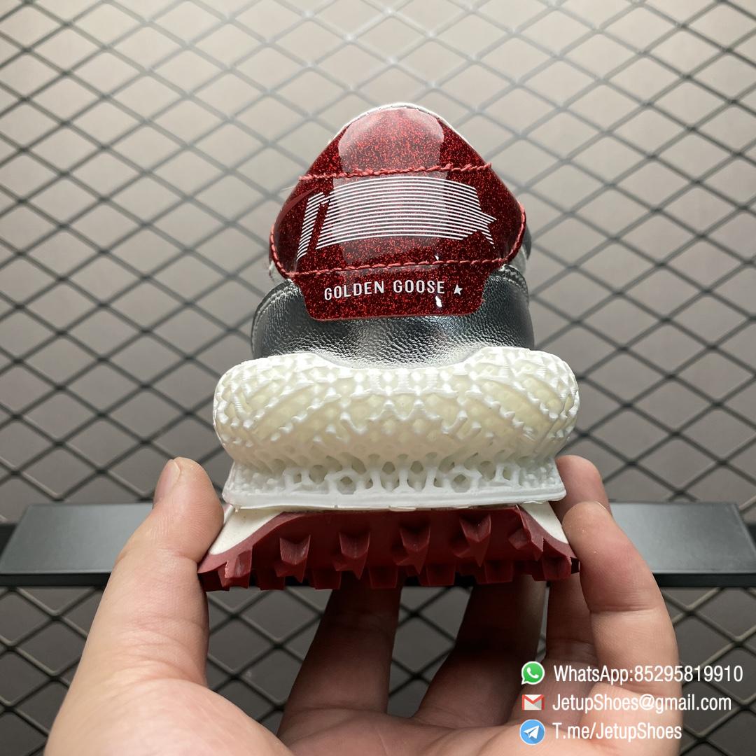 RepSneakers GGDB Marathon Golden Goose Deluxe Brand x K pop Miyayeh Silver Nappa Upper Red Logo Running Shoes 06 RepSneakers GGDB Marathon Golden Goose Deluxe Brand x K pop Miyayeh Silver Nappa Upper Red Logo Running Shoes 06