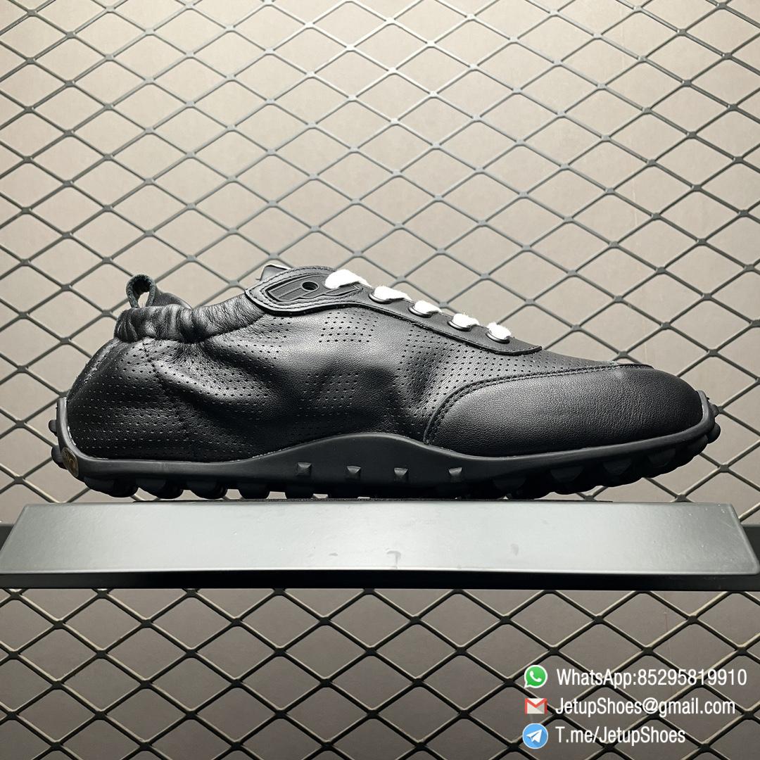 RepSneakers Hermer Sneaker In Black Breathable Sheepskin Nubuck Leather Upper H241193Z Replica Designer Shoes 02 RepSneakers Hermer Sneaker In Black Breathable Sheepskin Nubuck Leather Upper H241193Z Replica Designer Shoes 02