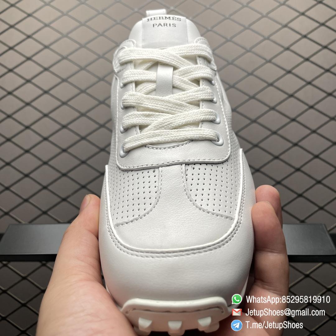 RepSneakers Hermer Sneaker In White Breathable Sheepskin Nubuck Leather Upper H241193Zv903805 RepSneakers Hermer Sneaker In White Breathable Sheepskin Nubuck Leather Upper H241193Zv903805