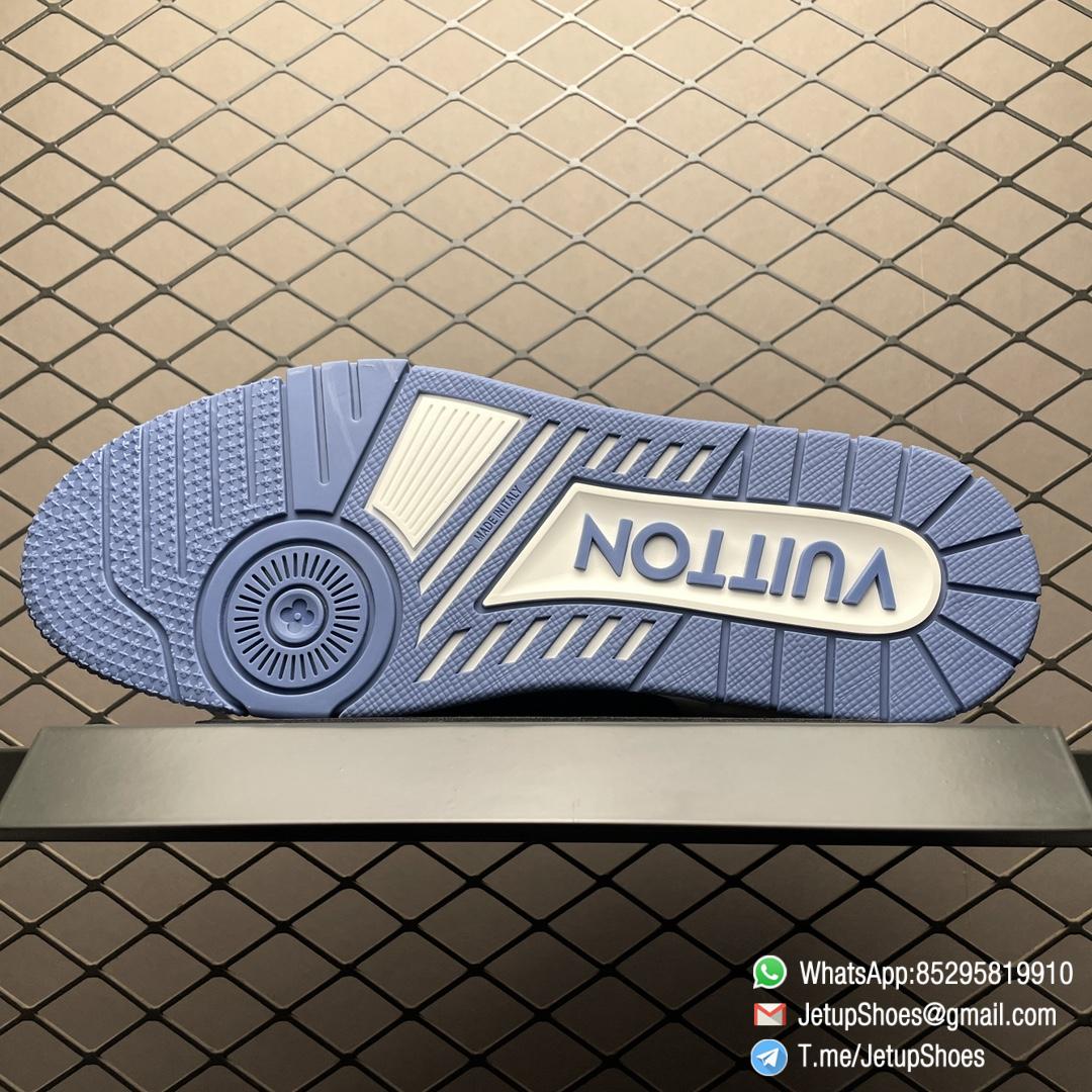 RepSneakers LV Trainer Sneaker Damier 3D Denim Blue Replica Designer Shoes 08 RepSneakers LV Trainer Sneaker Damier 3D Denim Blue Replica Designer Shoes 08