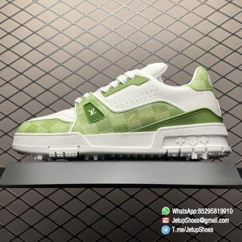 RepSneakers Louis Vuitton by Tyler the Creator LV Trainer Green Damier FashionReps Rep SNKRS 01