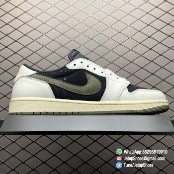 RepSneakers Travis Scott x Air Jordan 1 Retro Low OG SP Olive DZ4137 106 TS Factory Edition Replica AJ1 Sneakers 02